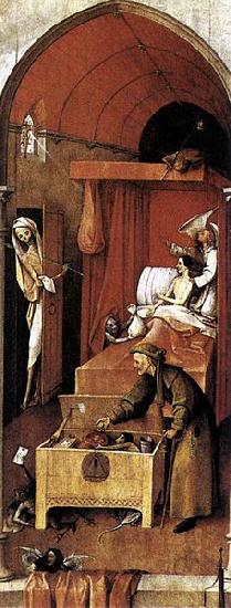 Hieronymus Bosch Death and the Usurer Spain oil painting art